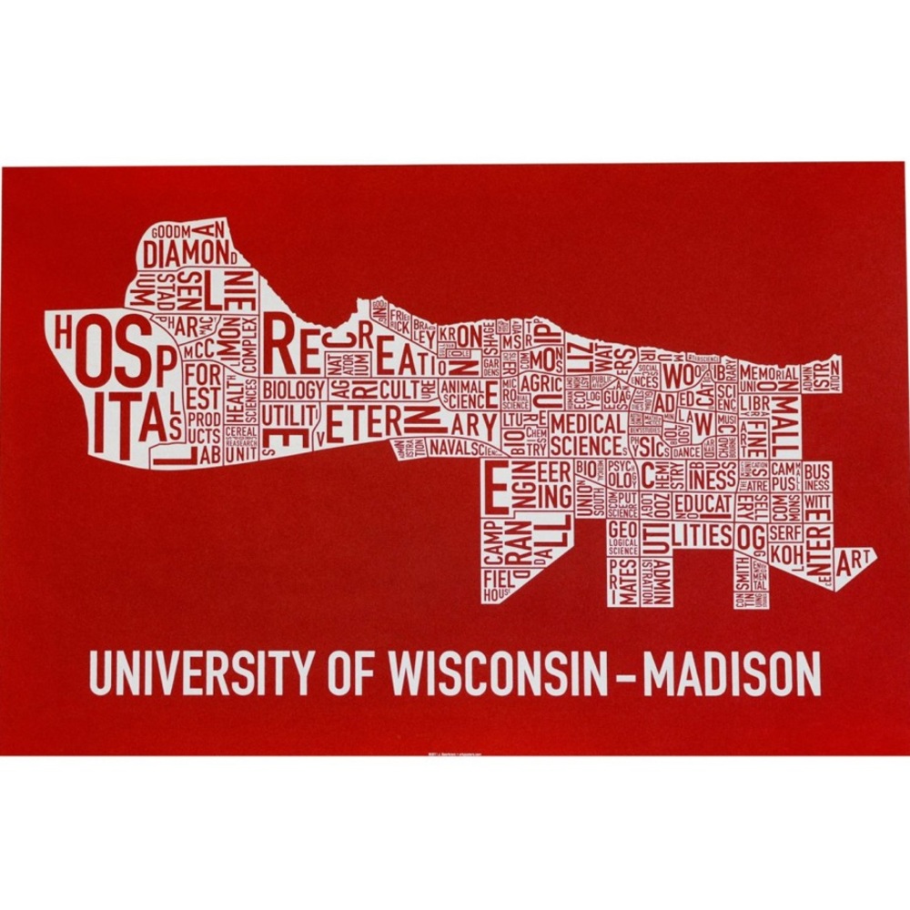 University of Wisconsin Madison poster.